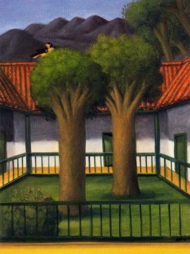 フェルナンド・ボテロ Painting - フェルナンド・ボテロの庭
